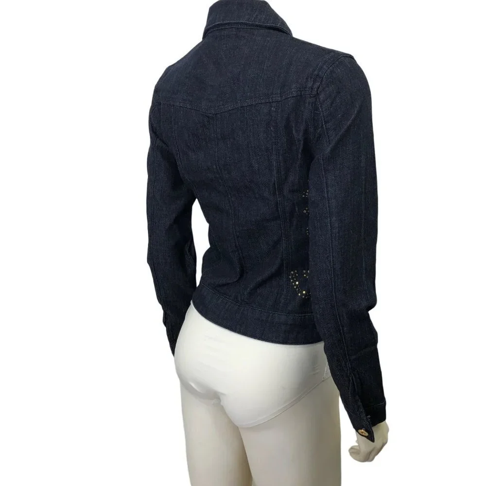 GUESS‎ DARK WASH JEAN JACKET SM NEW WITH TAG